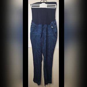 Indigo Blue Maternity Jeans Woman's Size xl